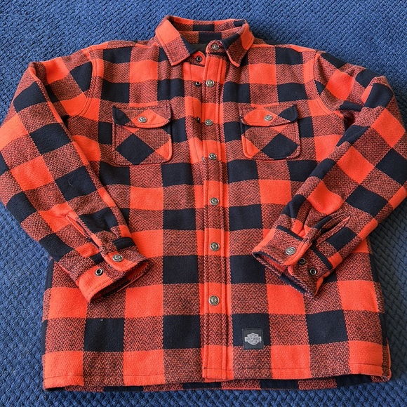 Harley Davidson flannel jacket NWT - Picture 3 of 12